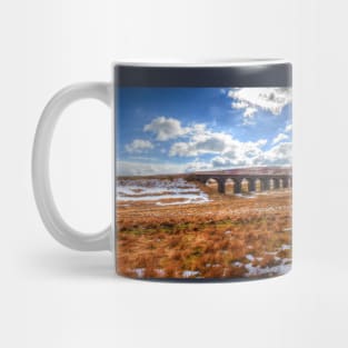 Arches Of The Ribblehead Viaduct On The Settle To Carlisle Railway Line Mug